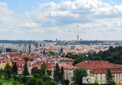 Blick auf die Innenstad Prag