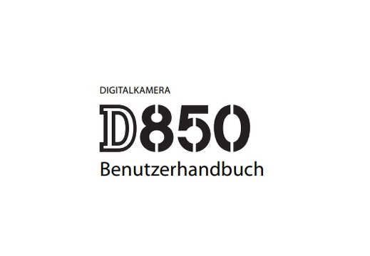 Nikon D850 User Manual